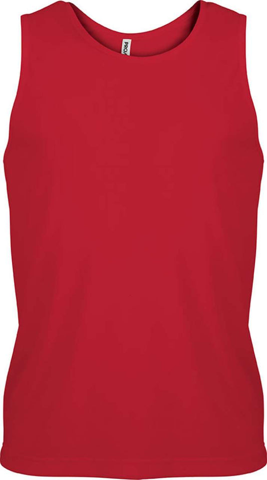 MEN’S SPORTS VEST - Red - Main