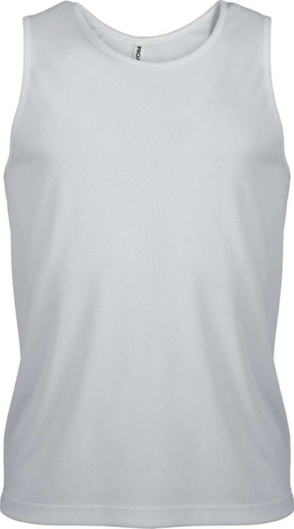MEN’S SPORTS VEST - White - Main