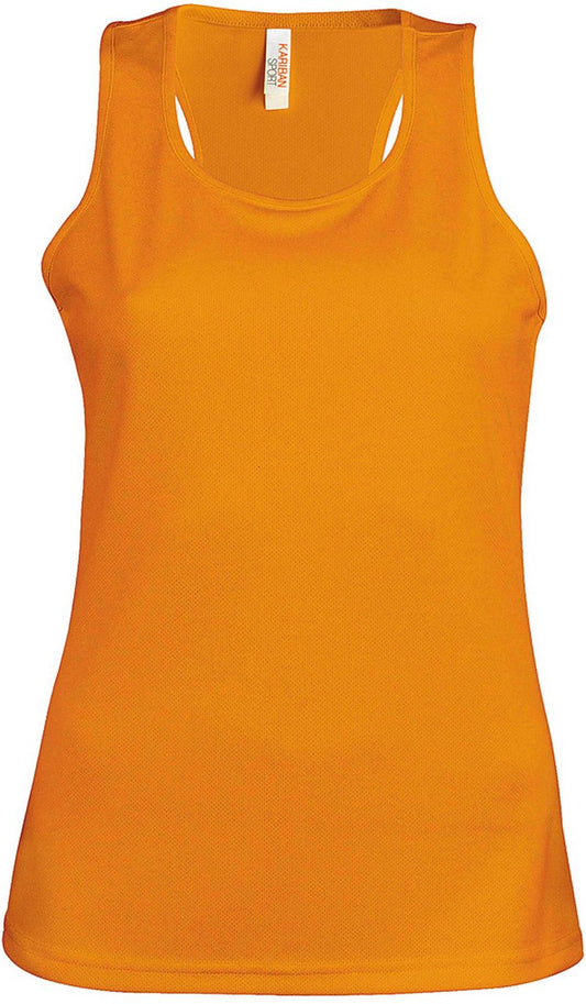 LADIES' SPORTS VEST - Orange - Main