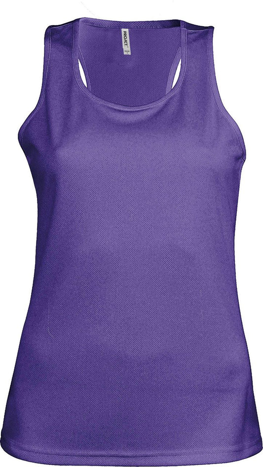 LADIES' SPORTS VEST - Violet - Main