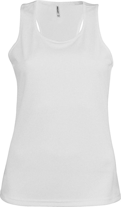 LADIES' SPORTS VEST - White - Main