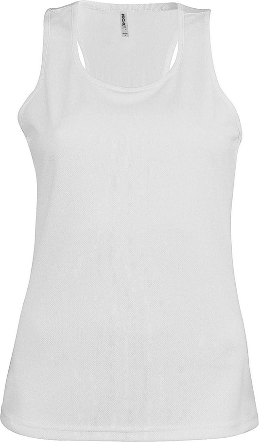 LADIES' SPORTS VEST - White - Main