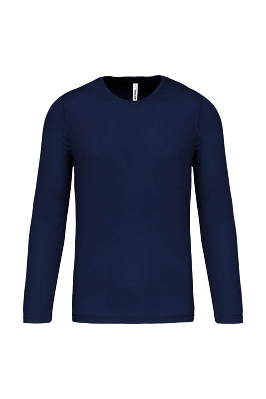 MEN'S LONG-SLEEVED SPORTS T-SHIRT - Sporty Navy - Main