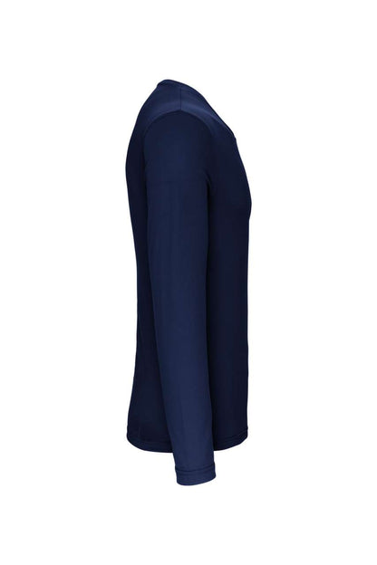 MEN'S LONG-SLEEVED SPORTS T-SHIRT - Sporty Navy - Additional