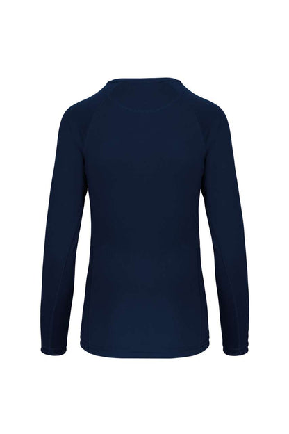 LADIES' LONG-SLEEVED SPORTS T-SHIRT - Sporty Navy - Additional