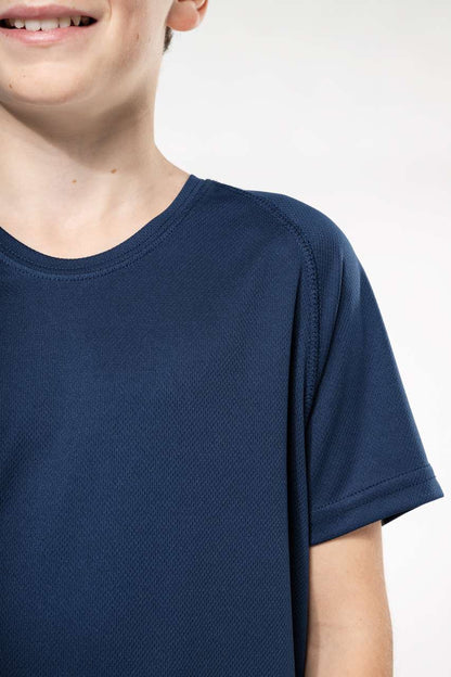 KIDS' SHORT SLEEVED SPORTS T-SHIRT - White - Additional