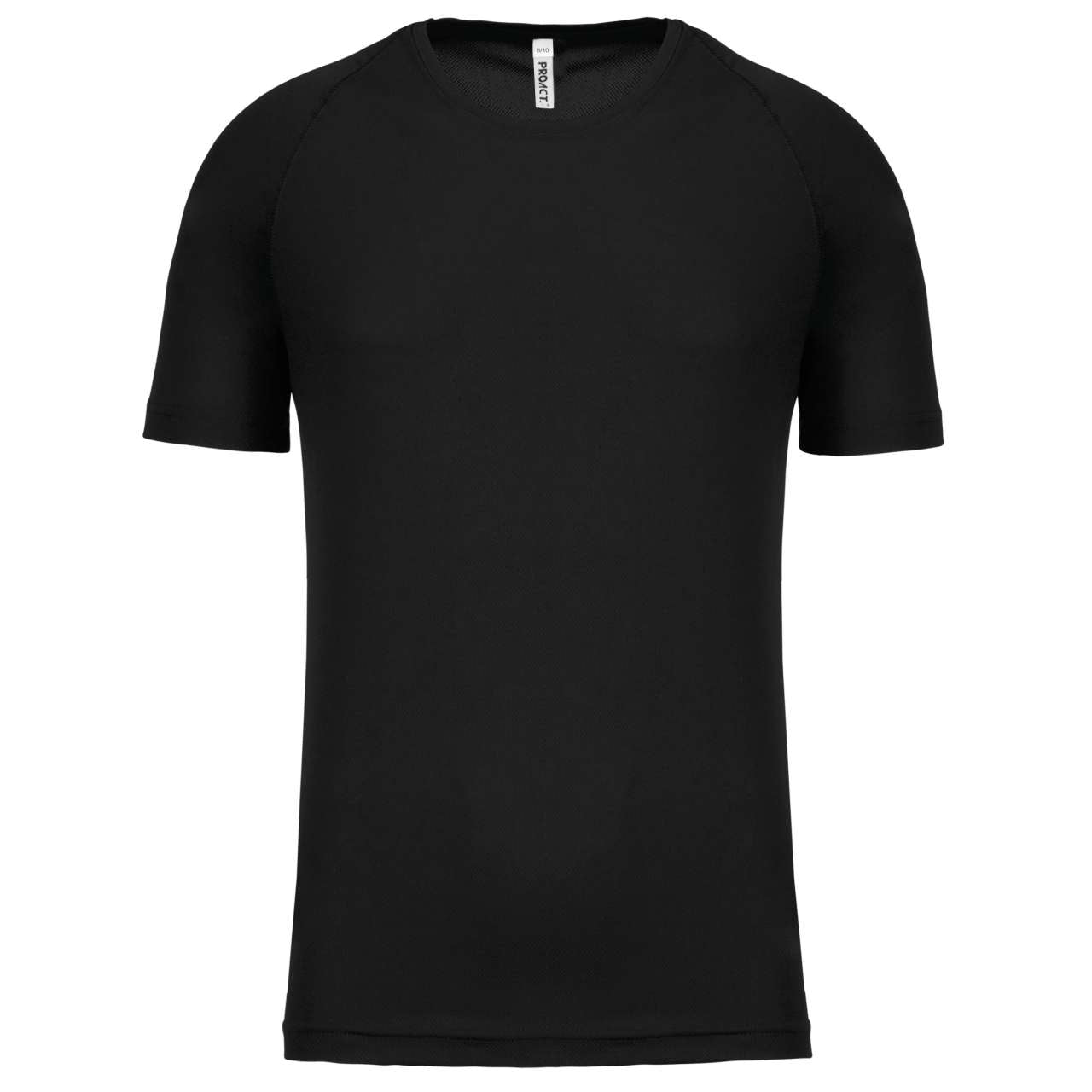 KIDS' SHORT SLEEVED SPORTS T-SHIRT - Black - Main