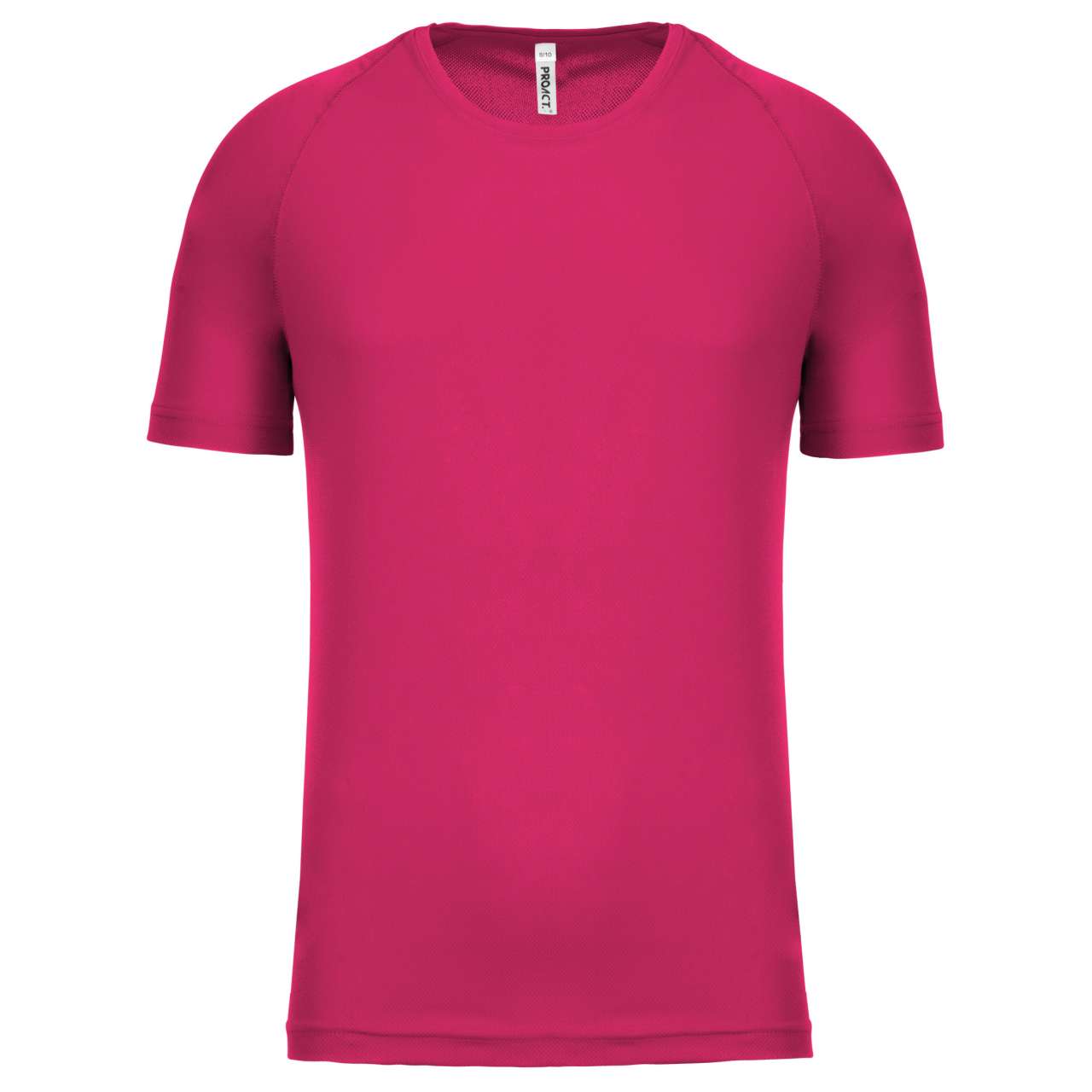 KIDS' SHORT SLEEVED SPORTS T-SHIRT - Fuchsia - Main