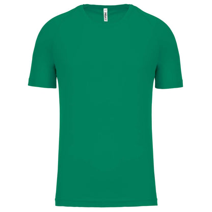 KIDS' SHORT SLEEVED SPORTS T-SHIRT - Kelly Green - Main