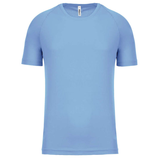 KIDS' SHORT SLEEVED SPORTS T-SHIRT - Sky Blue - Main