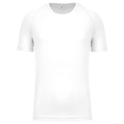 KIDS' SHORT SLEEVED SPORTS T-SHIRT - White - Main