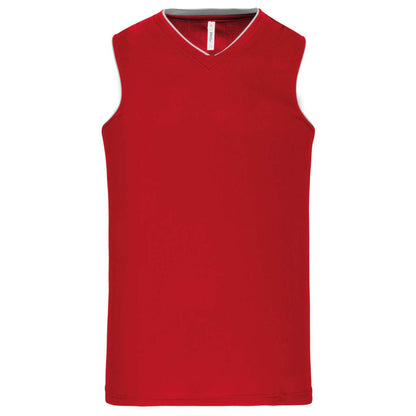 MEN'S BASKETBALL JERSEY - Sporty Red - Main