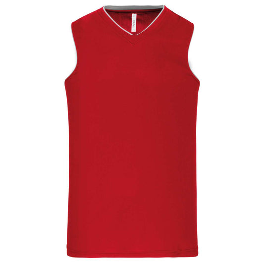 MEN'S BASKETBALL JERSEY - Sporty Red - Main