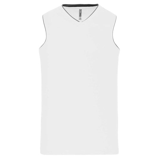 MEN'S BASKETBALL JERSEY - White - Main