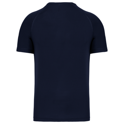 MEN’S V-NECK SHORT SLEEVE SPORTS T-SHIRT - Sporty Navy - Additional