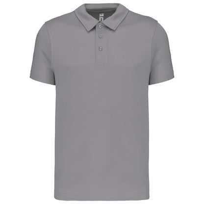 MEN'S SHORT-SLEEVED POLO SHIRT - Fine Grey - Main