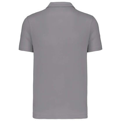 MEN'S SHORT-SLEEVED POLO SHIRT - Fine Grey - Additional