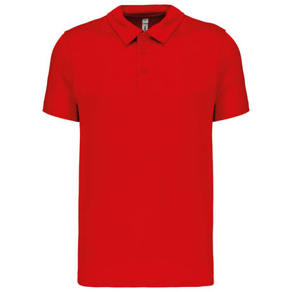 MEN'S SHORT-SLEEVED POLO SHIRT - Red - Main