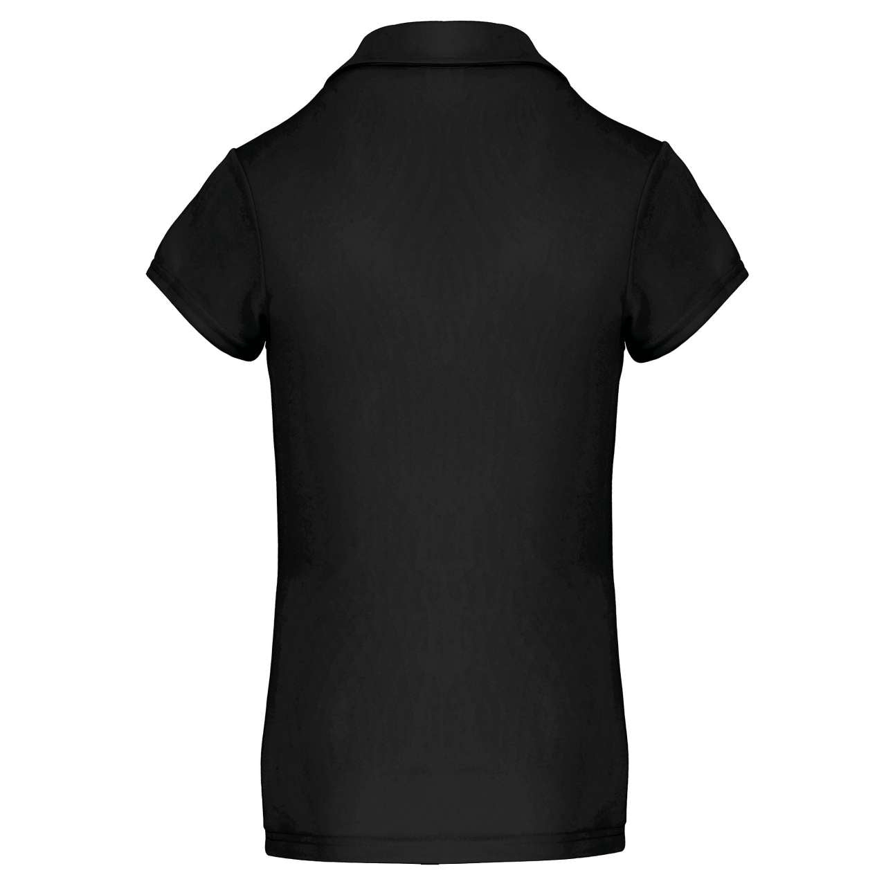 LADIES' SHORT-SLEEVED POLO SHIRT - Black - Additional