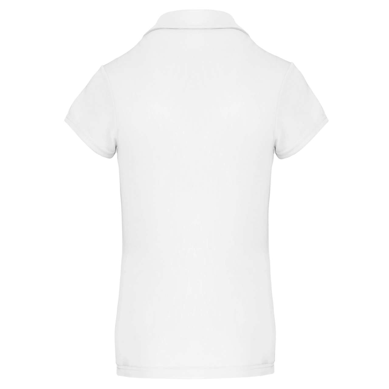 LADIES' SHORT-SLEEVED POLO SHIRT - White - Additional