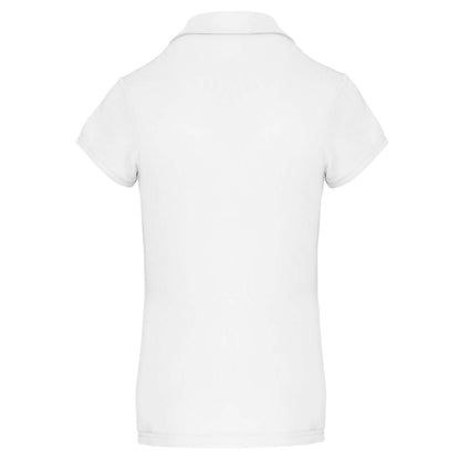LADIES' SHORT-SLEEVED POLO SHIRT - White - Additional