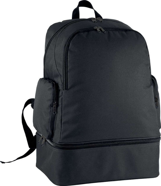 TEAM SPORTS BACKPACK WITH RIGID BOTTOM - Black - colorimageurl