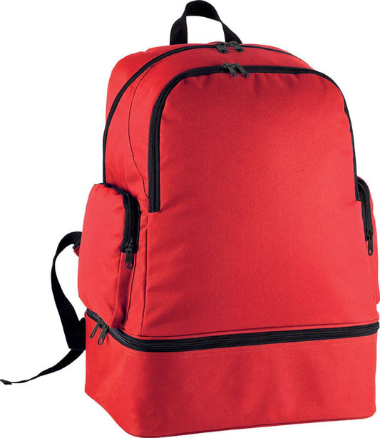 TEAM SPORTS BACKPACK WITH RIGID BOTTOM - Red - colorimageurl