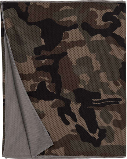 REFRESHING SPORTS TOWEL - Olive Camouflage - colorimageurl