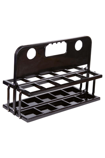 FOLDABLE BOTTLE CARRIER - 10 BOTTLES - Black - modelimageurl