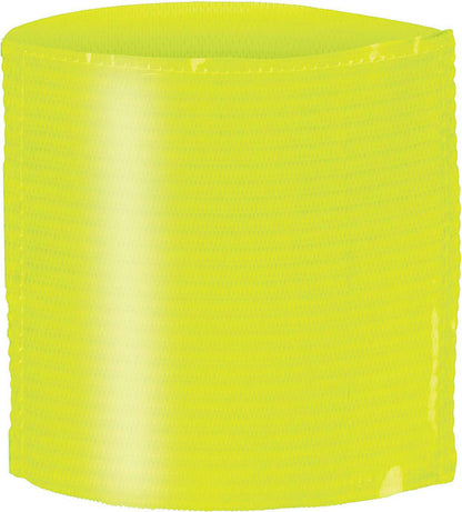 ELASTIC ARMBAND WITH LABEL HOLDER - Fluorescent Yellow - Main