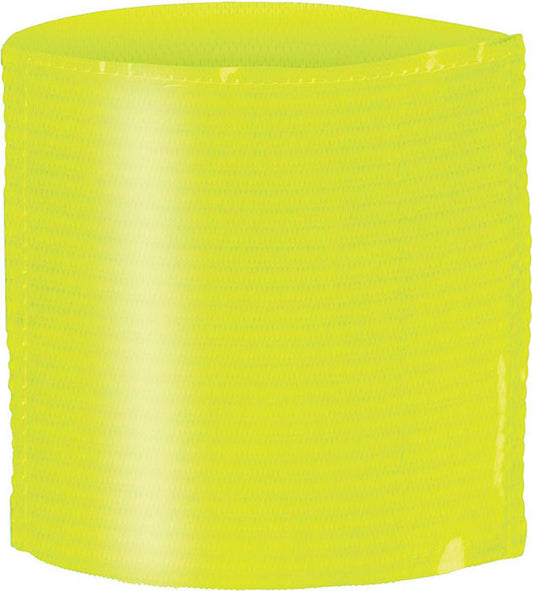 ELASTIC ARMBAND WITH LABEL HOLDER - Fluorescent Yellow - Main