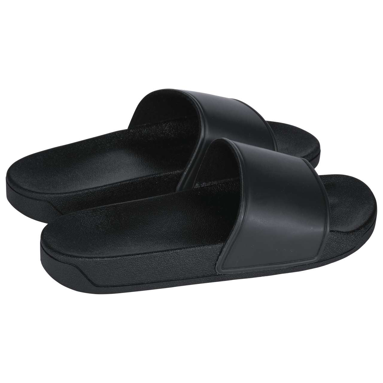 UNISEX SLIDERS - Black - colorimageurl