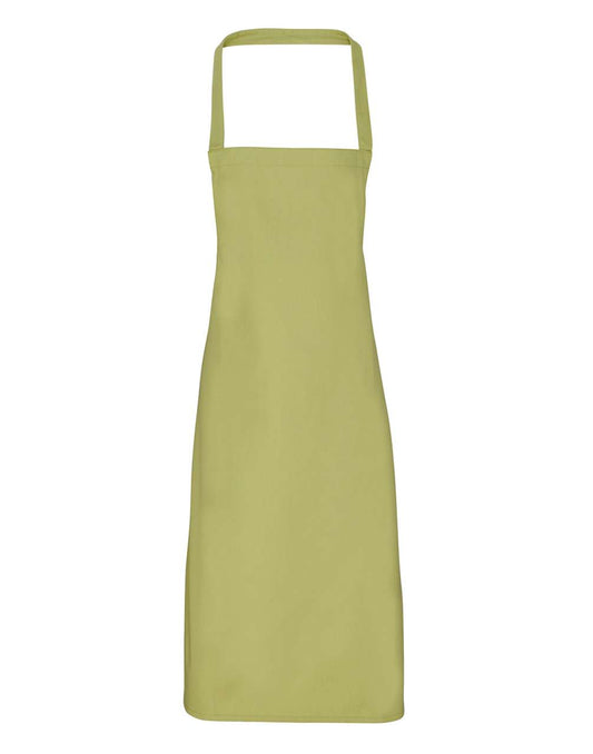 100% ORGANIC COTTON BIB APRON - Lime - Main
