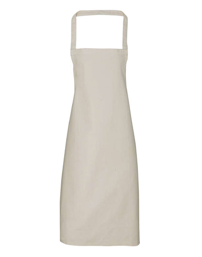 100% ORGANIC COTTON BIB APRON - Natural - Main