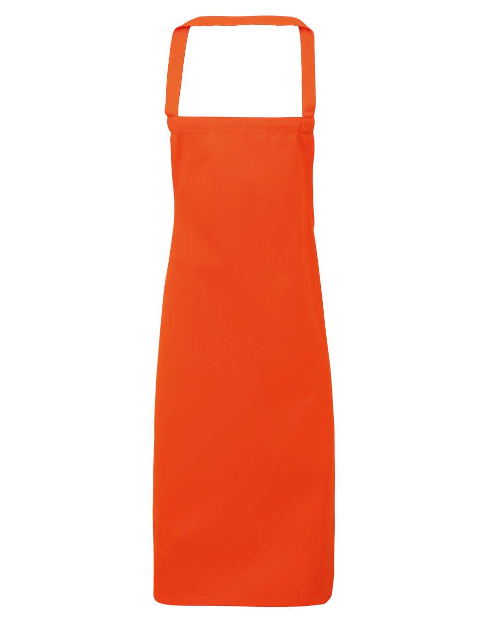 100% ORGANIC COTTON BIB APRON - Orange - Main