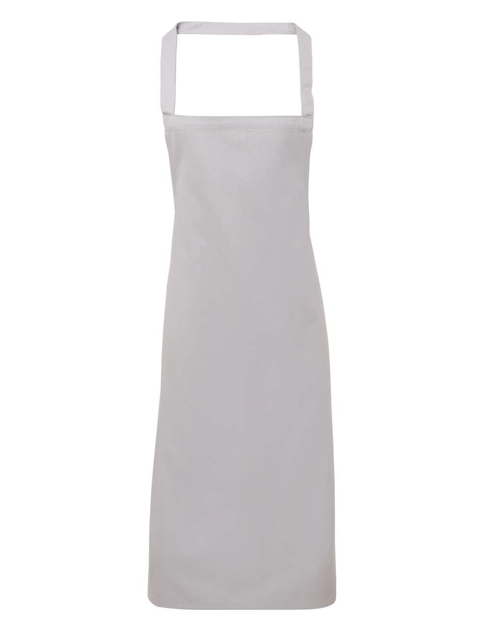 100% ORGANIC COTTON BIB APRON - Silver - Main