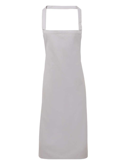 100% ORGANIC COTTON BIB APRON - Silver - Main