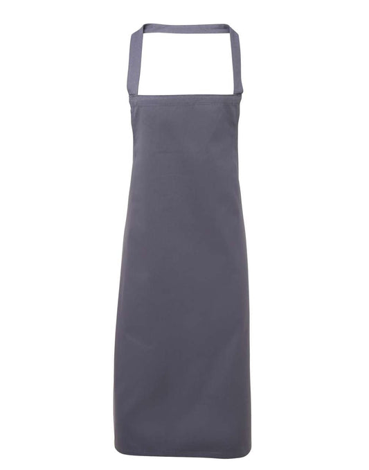 100% ORGANIC COTTON BIB APRON - Steel - Main