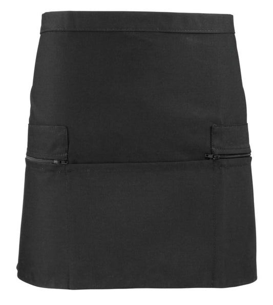 ZIP POCKET WAIST APRON - Black - Main
