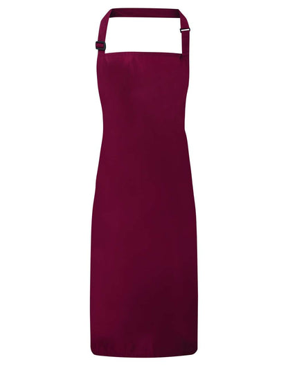 WATERPROOF BIB APRON - Burgundy - Main