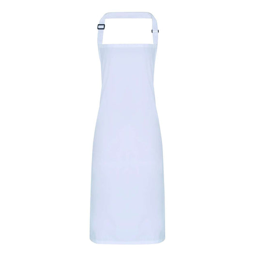 WATERPROOF BIB APRON - White - colorimageurl