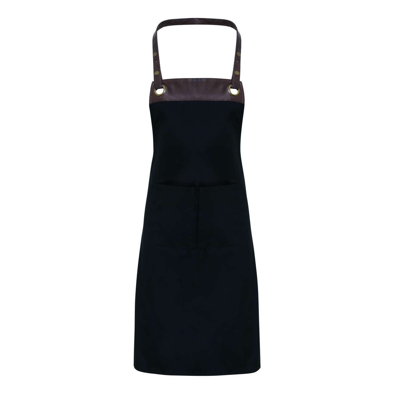 'ESPRESSO' BIB APRON - Black/Black - colorimageurl