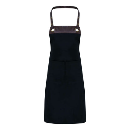 'ESPRESSO' BIB APRON - Black/Black - colorimageurl