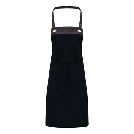 'ESPRESSO' BIB APRON - Black/Black - colorimageurl