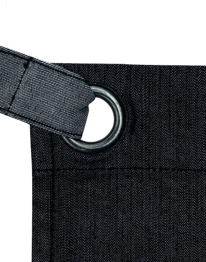 'DOMAIN' CONTRAST DENIM WAIST APRON - Black Denim - Additional