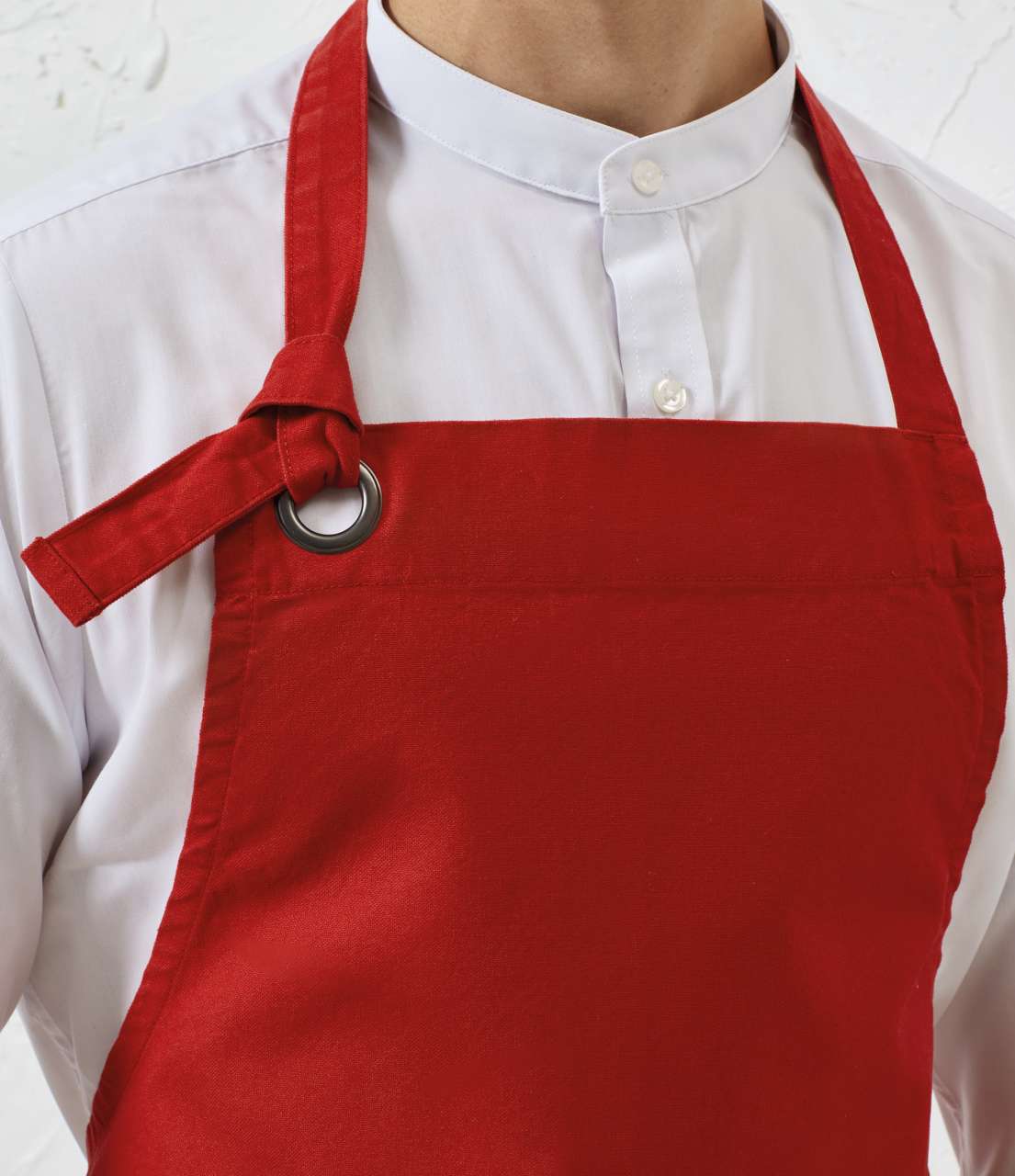 'CALIBRE' HEAVY COTTON CANVAS BIB APRON - Silver - Additional