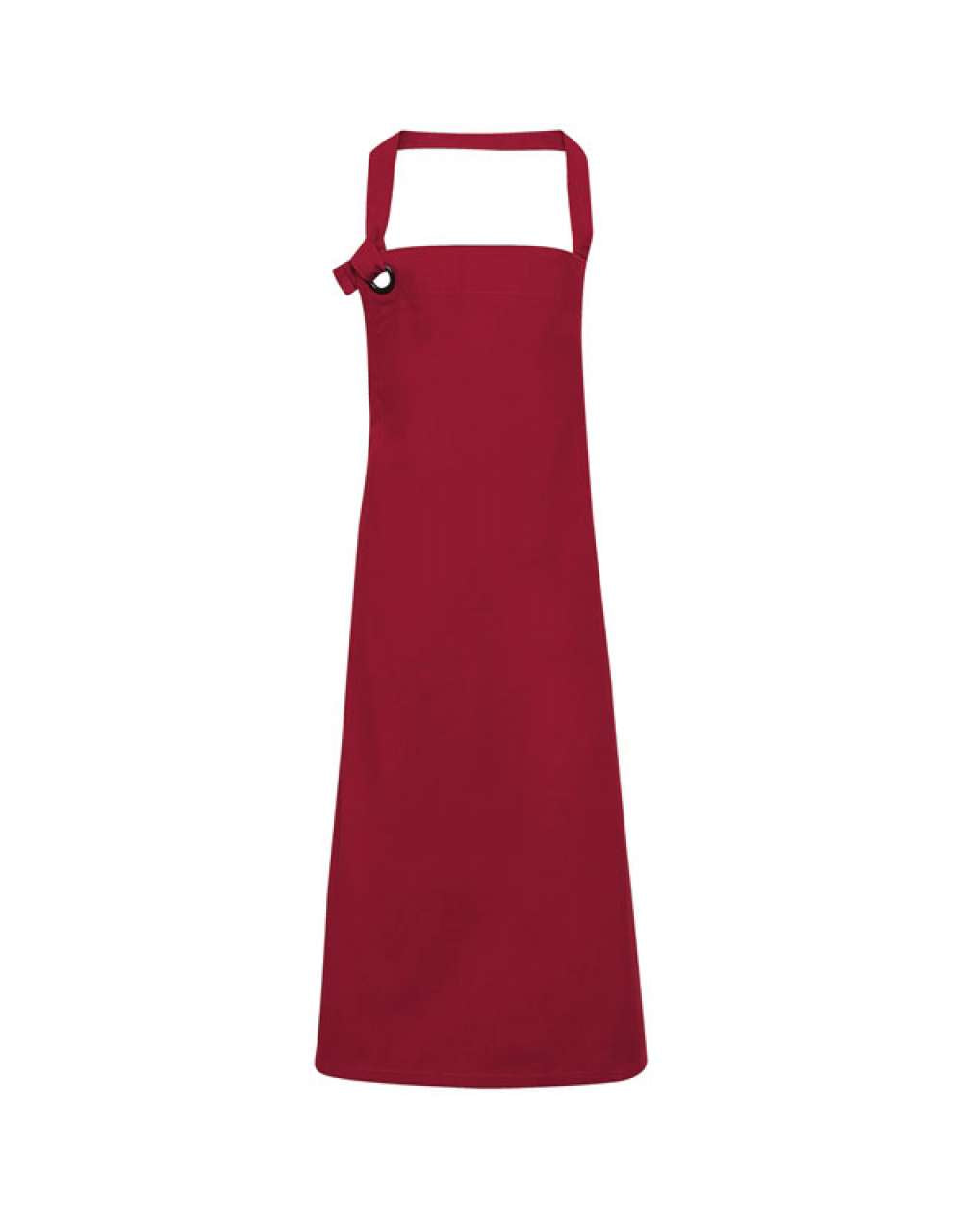 'CALIBRE' HEAVY COTTON CANVAS BIB APRON - Burgundy - Main