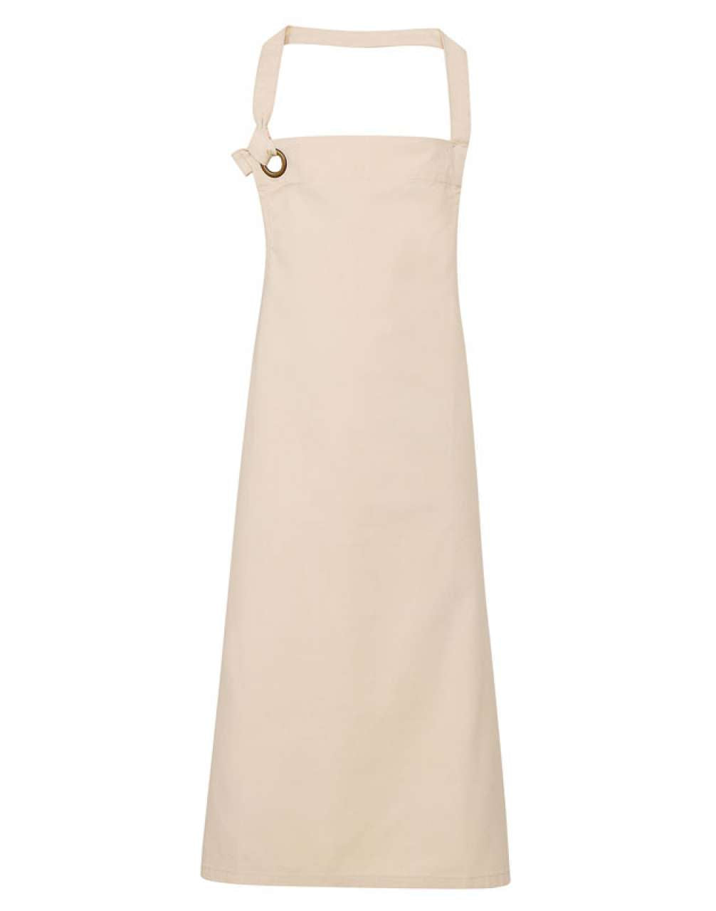 'CALIBRE' HEAVY COTTON CANVAS BIB APRON - Natural - Main