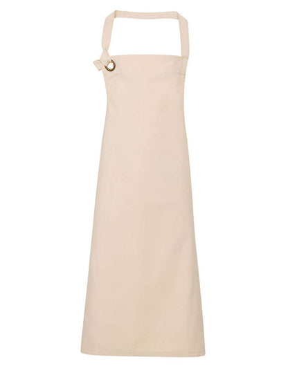 'CALIBRE' HEAVY COTTON CANVAS BIB APRON - Natural - Main