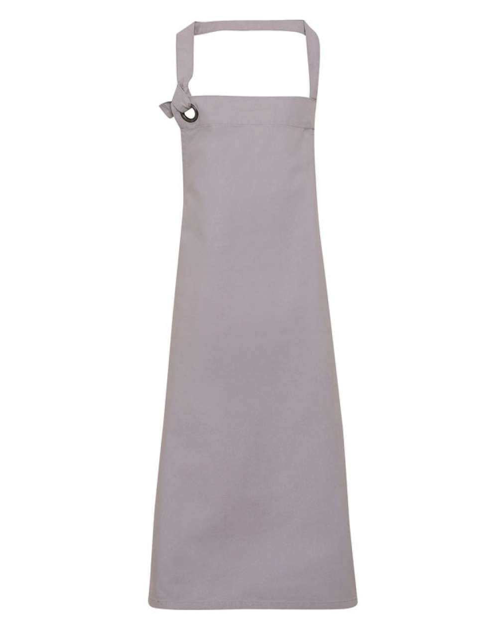 'CALIBRE' HEAVY COTTON CANVAS BIB APRON - Silver - Main